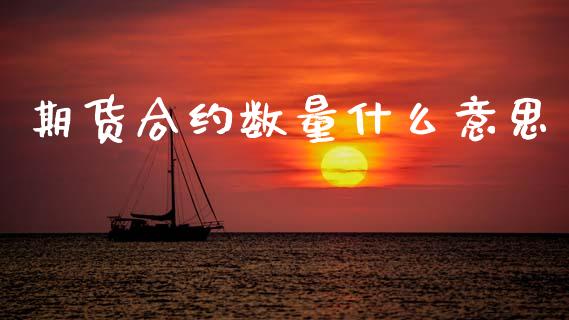 期货合约数量什么意思_全球市场_第1张_全球市场_股市新闻_理财规划_金融监管_区块链_基金市场 期货合约数量什么意思_https://m.jnlaobingbanjia.com_全球市场_第1张