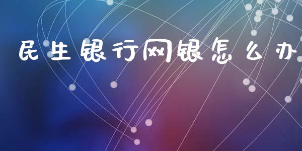 民生银行网银怎么办_https://m.jnlaobingbanjia.com_全球市场_第1张