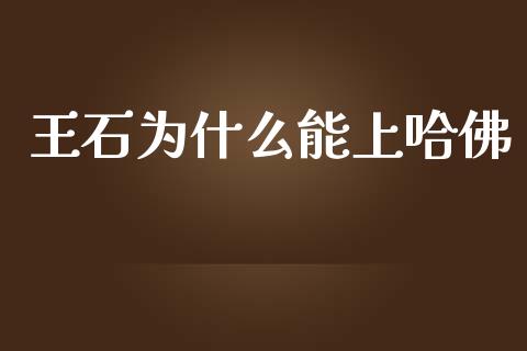 王石为什么能上哈佛_https://m.jnlaobingbanjia.com_区块链_第1张