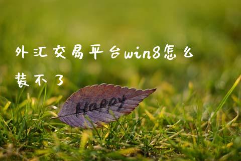 外汇交易平台win8怎么装不了_https://m.jnlaobingbanjia.com_股市新闻_第1张