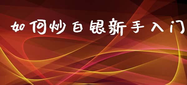 如何炒白银新手入门_https://m.jnlaobingbanjia.com_区块链_第1张