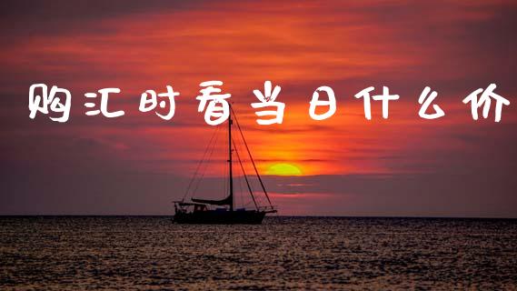 购汇时看当日什么价_https://m.jnlaobingbanjia.com_基金市场_第1张