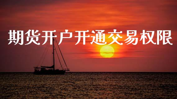 期货开户开通交易权限_https://m.jnlaobingbanjia.com_基金市场_第1张