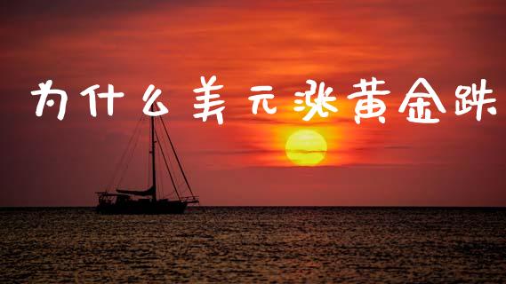 为什么美元涨黄金跌_https://m.jnlaobingbanjia.com_基金市场_第1张