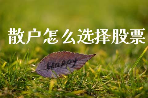 散户怎么选择股票_https://m.jnlaobingbanjia.com_全球市场_第1张