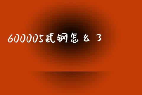600005武钢怎么了_https://m.jnlaobingbanjia.com_基金市场_第1张