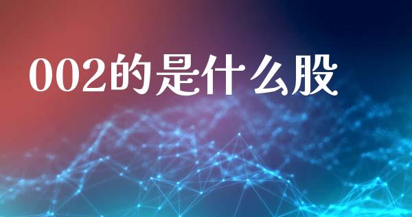 002的是什么股_https://m.jnlaobingbanjia.com_全球市场_第1张
