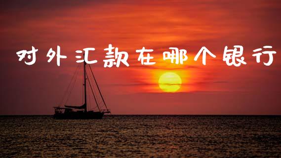 对外汇款在哪个银行_https://m.jnlaobingbanjia.com_区块链_第1张