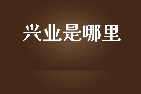 兴业是哪里_https://m.jnlaobingbanjia.com_全球市场_第1张