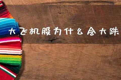 大飞机股为什么会大跌_https://m.jnlaobingbanjia.com_理财规划_第1张