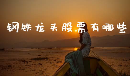 钢铁龙头股票有哪些_https://m.jnlaobingbanjia.com_金融监管_第1张