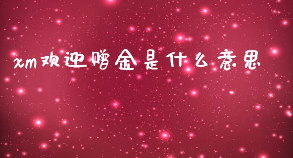 xm欢迎赠金是什么意思_https://m.jnlaobingbanjia.com_基金市场_第1张