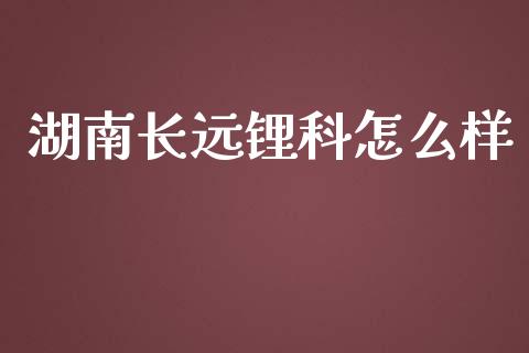 湖南长远锂科怎么样_https://m.jnlaobingbanjia.com_区块链_第1张
