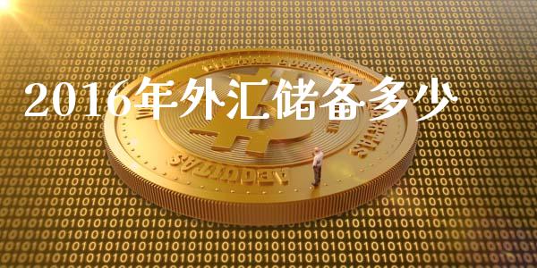 2016年外汇储备多少_https://m.jnlaobingbanjia.com_金融监管_第1张