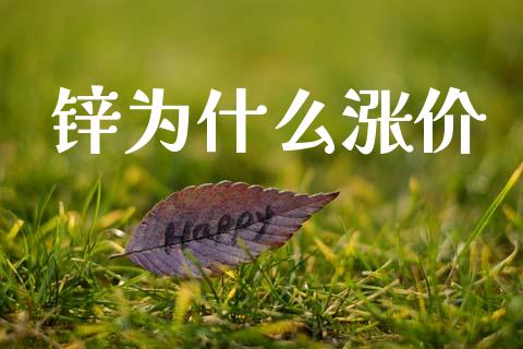锌为什么涨价_https://m.jnlaobingbanjia.com_股市新闻_第1张
