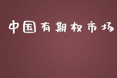 中国有期权市场_https://m.jnlaobingbanjia.com_理财规划_第1张