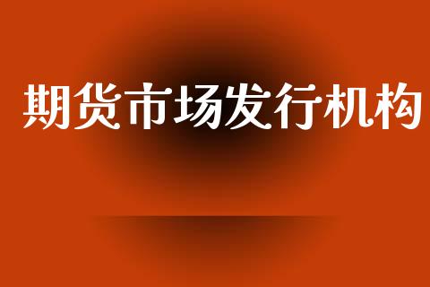 期货市场发行机构_https://m.jnlaobingbanjia.com_股市新闻_第1张