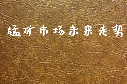 锰矿市场未来走势_https://m.jnlaobingbanjia.com_理财规划_第1张