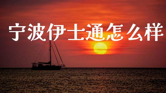宁波伊士通怎么样_https://m.jnlaobingbanjia.com_全球市场_第1张