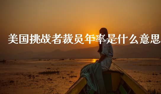 美国挑战者裁员年率是什么意思_https://m.jnlaobingbanjia.com_区块链_第1张