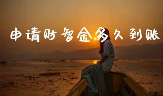 申请财智金多久到账_https://m.jnlaobingbanjia.com_全球市场_第1张