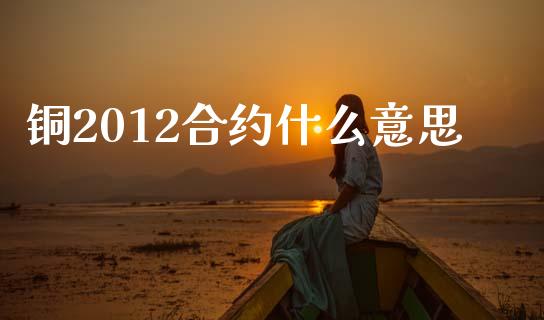 铜2012合约什么意思_https://m.jnlaobingbanjia.com_全球市场_第1张