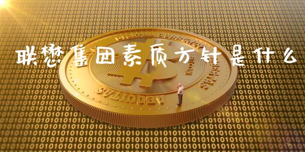 联懋集团素质方针是什么_https://m.jnlaobingbanjia.com_理财规划_第1张