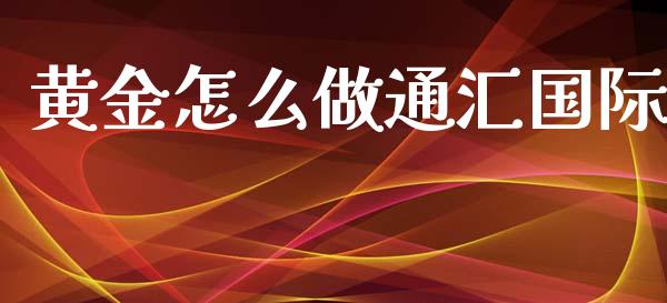 黄金怎么做通汇国际_https://m.jnlaobingbanjia.com_金融监管_第1张