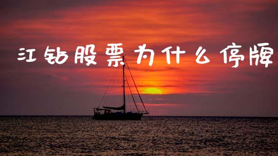 江钻股票为什么停牌_https://m.jnlaobingbanjia.com_基金市场_第1张
