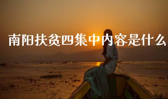 南阳扶贫四集中内容是什么_https://m.jnlaobingbanjia.com_基金市场_第1张