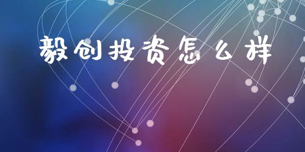 毅创投资怎么样_https://m.jnlaobingbanjia.com_金融监管_第1张