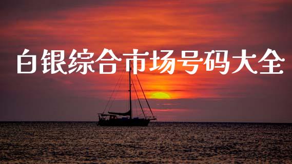 白银综合市场号码大全_https://m.jnlaobingbanjia.com_区块链_第1张