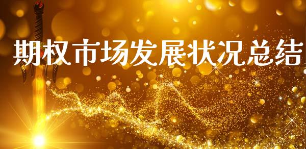 期权市场发展状况总结_https://m.jnlaobingbanjia.com_理财规划_第1张