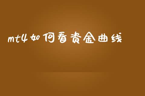 mt4如何看资金曲线_https://m.jnlaobingbanjia.com_区块链_第1张