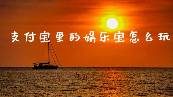 支付宝里的娱乐宝怎么玩_https://m.jnlaobingbanjia.com_理财规划_第1张