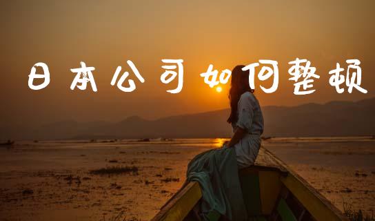 日本公司如何整顿_https://m.jnlaobingbanjia.com_金融监管_第1张