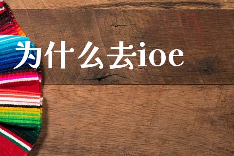 为什么去ioe_https://m.jnlaobingbanjia.com_理财规划_第1张