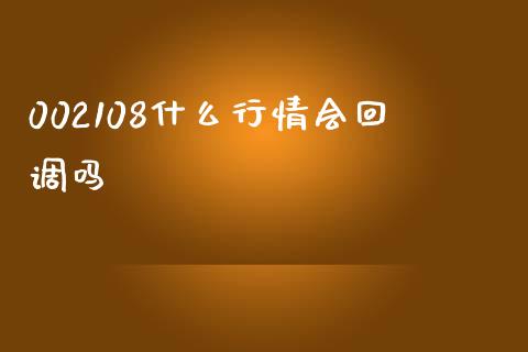 002108什么行情会回调吗_https://m.jnlaobingbanjia.com_金融监管_第1张