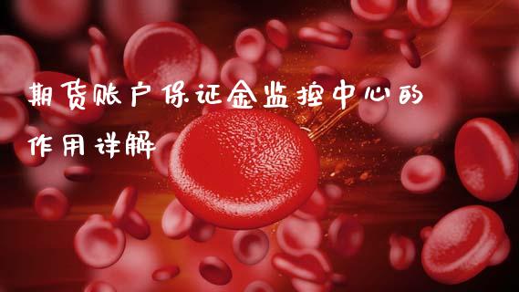 期货账户保证金监控中心的作用详解_https://m.jnlaobingbanjia.com_股市新闻_第1张