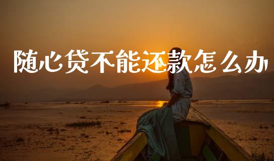 随心贷不能还款怎么办_https://m.jnlaobingbanjia.com_基金市场_第1张