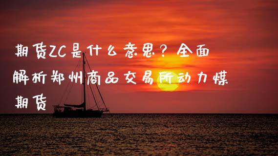期货ZC是什么意思？全面解析郑州商品交易所动力煤期货_https://m.jnlaobingbanjia.com_基金市场_第1张