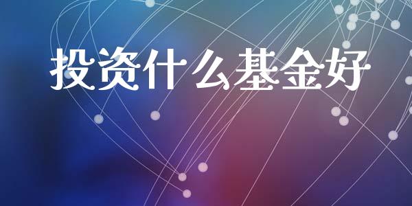 投资什么基金好_https://m.jnlaobingbanjia.com_全球市场_第1张
