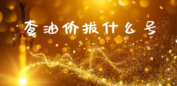 查油价拔什么号_https://m.jnlaobingbanjia.com_股市新闻_第1张
