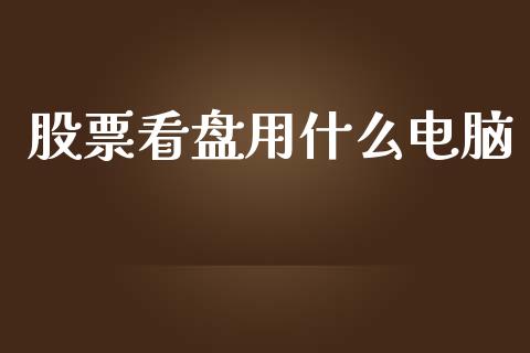 股票看盘用什么电脑_https://m.jnlaobingbanjia.com_金融监管_第1张
