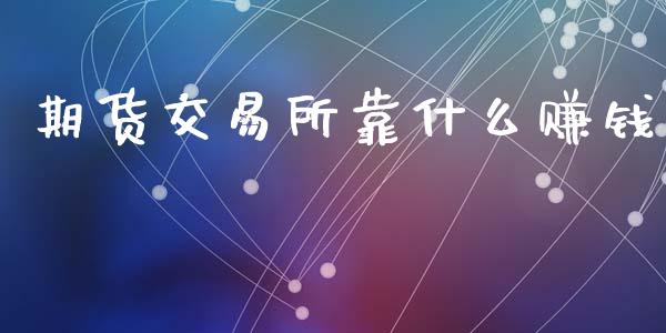 期货交易所靠什么赚钱_https://m.jnlaobingbanjia.com_理财规划_第1张