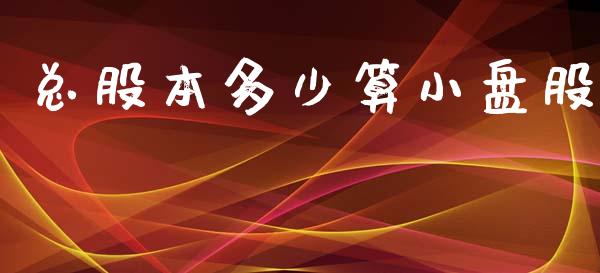 总股本多少算小盘股_https://m.jnlaobingbanjia.com_理财规划_第1张