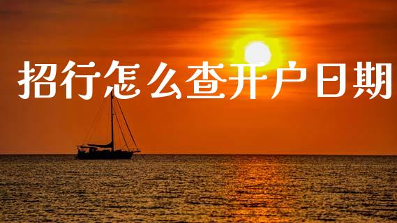 招行怎么查开户日期_https://m.jnlaobingbanjia.com_股市新闻_第1张