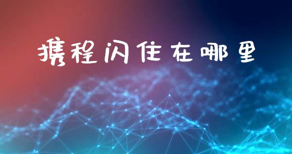 携程闪住在哪里_https://m.jnlaobingbanjia.com_理财规划_第1张