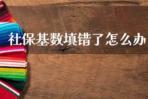 社保基数填错了怎么办_https://m.jnlaobingbanjia.com_金融监管_第1张