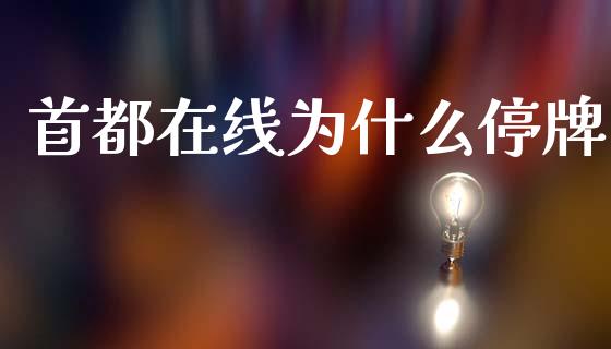 首都在线为什么停牌_https://m.jnlaobingbanjia.com_金融监管_第1张